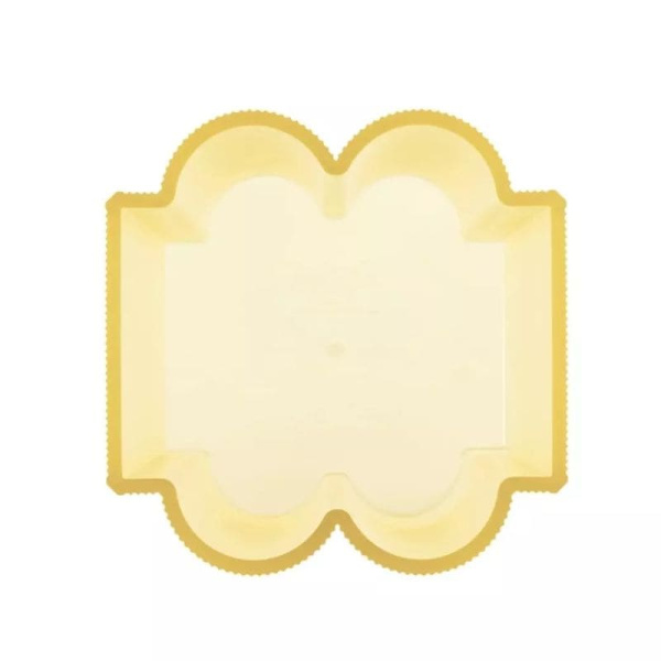 Kartell Okra Ваза из переработанного полиметалакрилата, размеры: 18х18х24h см, цвет - желтый