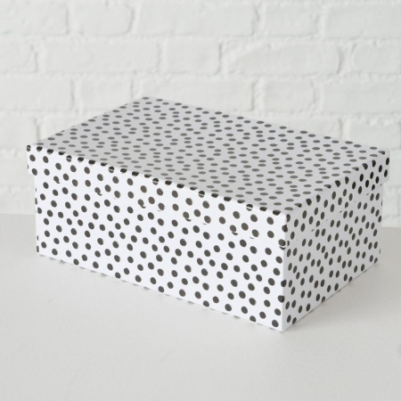 Boltze Sunny Подарочная коробка, 8,5 см, белый/черный