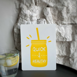 Boltze Металлическая табличка, 18 см, белый/оранжевый/зеленый