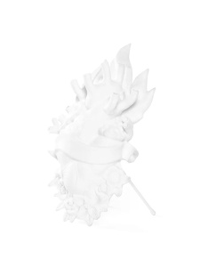Seletti Holy Love in Bloom Настенная ваза - сердце, размеры: 18,4х8,5х33,9h см, цвет - белый матовый