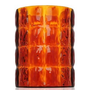 Kartell Matellasse Ваза, 30 см, янтарный