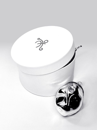 Чуть Чуда Стеклянная елочная игрушка ручной работы 