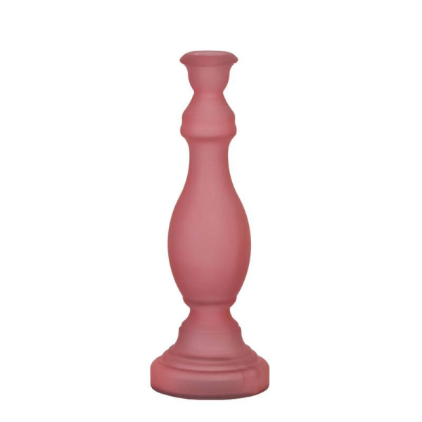 Light&Living Armilla Стеклянный подсвечник, 10,5х30 см, розовый