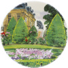 Gien Paris Giverny Десертная тарелка с рисунком Musée Rodin Paris, диаметр - 22 см