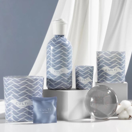 Culti Milano Colours Ароматическая свеча Onde di Tessuto, вес - 270 г