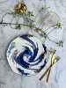 Seletti Classics on Acid Тарелка для основного блюда Imari Dragon, диаметр - 28 см, белый, синий