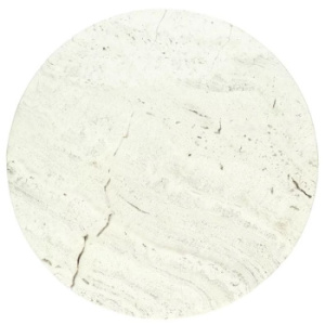 Pomax Trevi  Журнальный столик, 47x47х42 см, цвет - слоновая кость, белый матовый