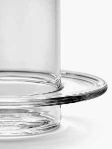 Serax Glass Tower Большая стеклянная ваза, размеры: 12,5х7х32,5h см, цвет - прозрачный