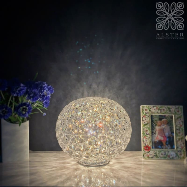 Kartell Planet Appoggio Настольная лампа, 28 см, прозрачный