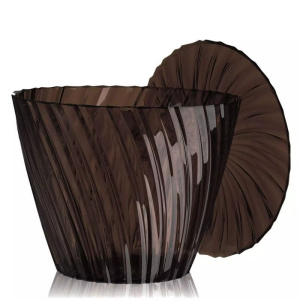 Kartell Sparkle Журнальный столик с крышкой, 45х45х35h см, дымчатый прозрачный