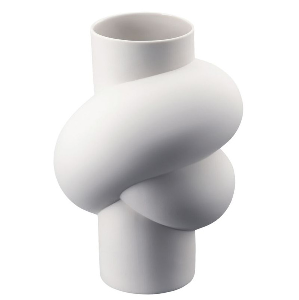 Rosenthal Node Фарфоровая ваза, размеры: 18х18х25,5 см, цвет - White (белый)