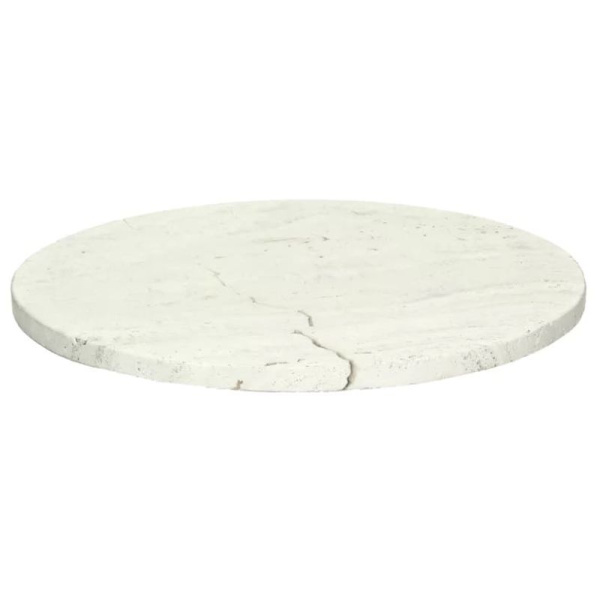 Pomax Trevi  Журнальный столик, 47x47х42 см, цвет - слоновая кость, белый матовый