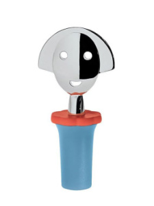Alessi Anna G. Стоппер для бутылки, размеры: 4х4х10h см, цвет - голубой