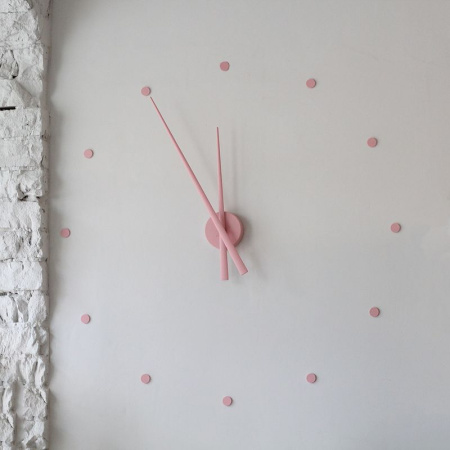 Nomon OJ PINK Настенные часы, диаметр 80 см, розовый