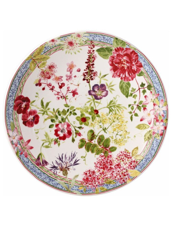 Gien Millefleurs Глубокая тарелка для пасты, диаметр - 31 см, цвет - белый, разноцветный