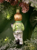 Inge Glas Стеклянная елочная игрушка Мальчик с лошадкой, высота - 12 см