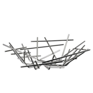 Alessi Blow up Металлическая корзина для подачи фруктов, размеры: 33х32х10,5h см, сталь