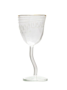 Seletti Classic on Acid Бокал для вина Greca, размеры: 9х9х17,2 см, цвет - прозрачный
