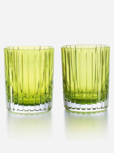 Baccarat Harmonie Tumbler Набор из 2 хрустальных бокалов, объем - 360 мл, цвет - зеленый