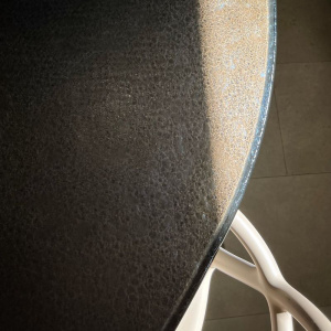 Sovet Italia Totem Обеденный стол со стеклянной столешницей, размеры: 150 х 150 х 76h см