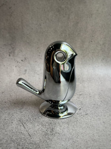 Alessi Chip Металлический магнитный держатель для скрепок, размеры: 9,5х9,5х10,5h см