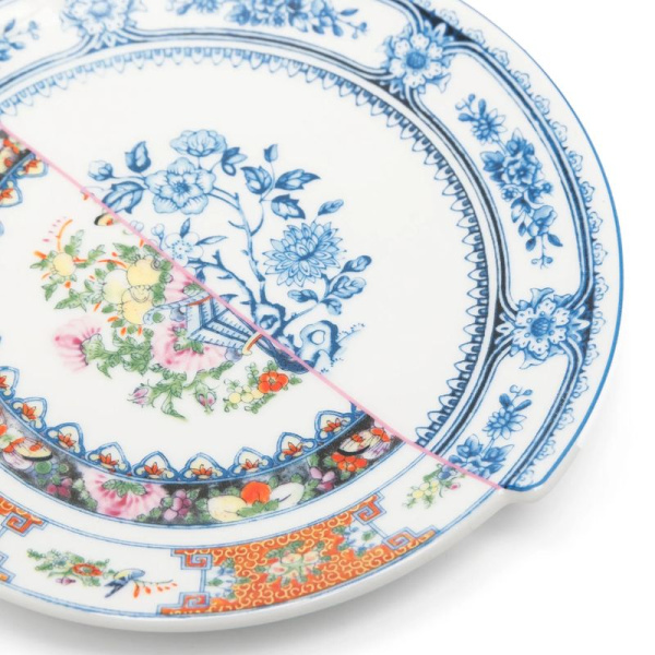 Seletti Hybrid Десертная тарелка Zobeide, диаметр - 15 см, цвет - белый, разноцветный