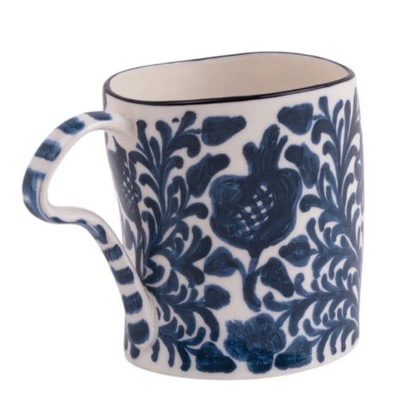 Seletti Classics on Acid Кружка Granada, размеры: 10,5х7,5х9,5h см, цвет - белый, синий