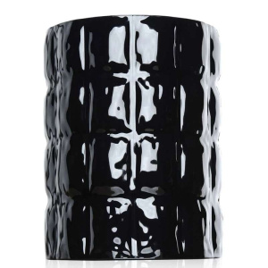 Kartell Matelasse Ваза, 30 см, черный