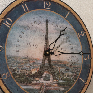 Roger Lascelles Наст. часы с Эйфелевой башней, 36 см