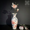 Seletti Hybrid Декоративная ваза Adelma, высота - 32,5 см, цвет - белый, красный, синий