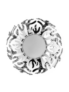 Alessi Mediterraneo Металлическое блюдо для фруктов, размеры: 25х25х9h см, полированная сталь