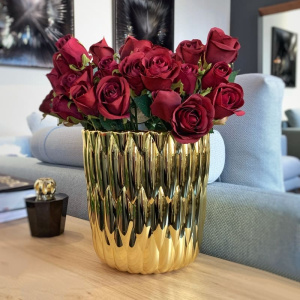 Kartell Jelly Ваза, 25 см, золотой (уцененный товар)