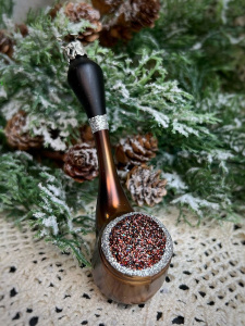 Inge Glas Стеклянная елочная игрушка Трубка, размер - 13 см