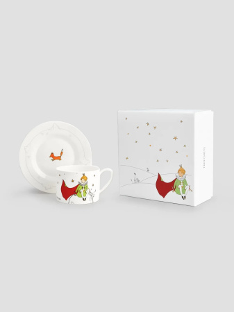Farforite Фарфоровая чайная пара Маленький принц с декором 