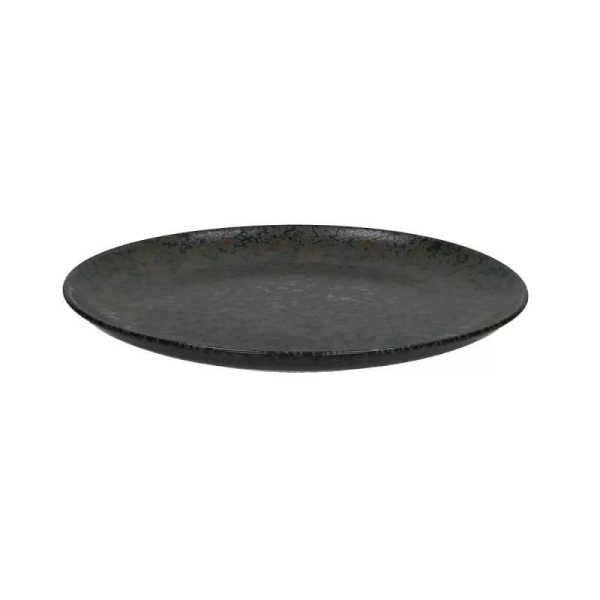 Pomax Basalt Десертная тарелка, диаметр - 21,5 см, цвет - черный, коричневый