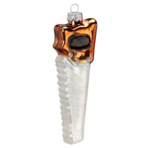 Inge Glas Magic Стеклянная елочная игрушка Пила, размер - 13 см