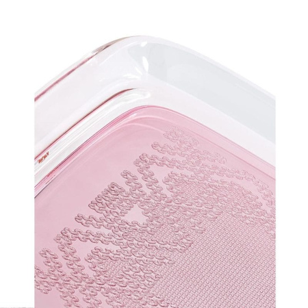 Kartell Teatime Поднос из переработанного полиметилметакрилата, 43,5х33х4,1h см, розовый