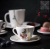 Seletti Kintsugi Фарфоровая кофейная пара для эспрессо, цвет - белый, красный, золотой