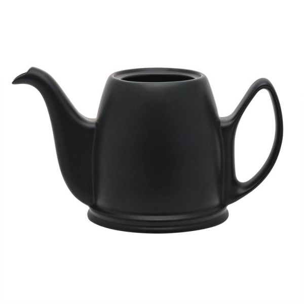 Degrenne Salam Заварочный чайник, объем - 1 л, цвет фарфора - черный, крышка - бронзовый матовый