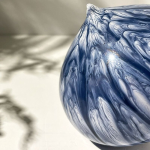 Goodwill Стеклянная елочная игрушка Редис с разводами, размер - 10 см, цвет - синий