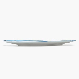 Serax Marni Midnight Flowers Набор из 2-х сервировочных тарелок с рисунком Camelia Aubergine, 31 см