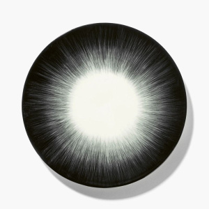 Serax De Набор из 2 фарфоровых чайных пар, объем - 200 мл, цвет - черный, белый