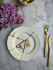 Seletti Kintsugi Десертная тарелка, диаметр - 21 см, цвет - белый, желтый, красный, золотой