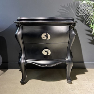 Creazioni Bertino Прикроватная тумба, 67х40х60 см, черный