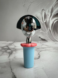 Alessi Anna G. Стоппер для бутылки, размеры: 4х4х10h см, цвет - голубой