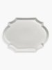 Serax Les Objets Mouleversants Фарфоровый поднос, размеры: 36,6х26,5х2,8h см, цвет - белый