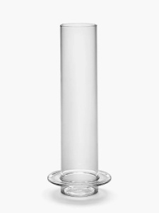 Serax Glass Tower Большая стеклянная ваза, размеры: 12,5х7х32,5h см, цвет - прозрачный