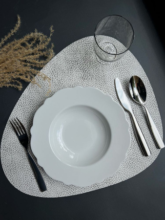 Alessi Dressed Фарфоровая суповая тарелка, диаметр - 23,3 см, цвет - белый