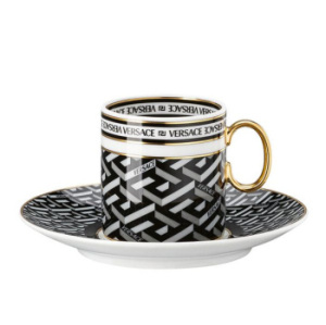 Rosenthal Versace La Greca Фарфоровая пара для эспрессо, объем - 100 мл