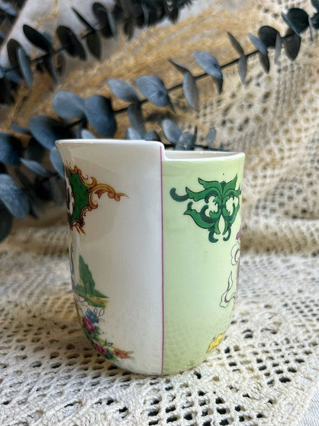 Seletti Hybrid Фарфоровая кружка Anastasia с жар-птицей и рыбами, размеры: 8,5x8,5x10 см